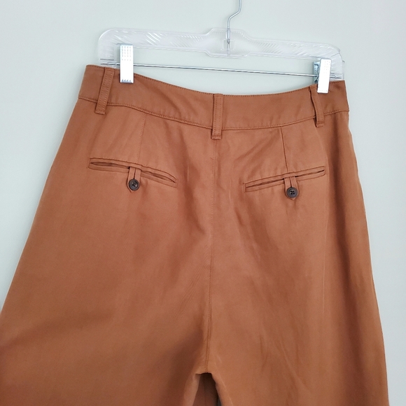 Madewell The Harlow Wide Leg Pants Acorn Brown NWT - Picture 8 of 13